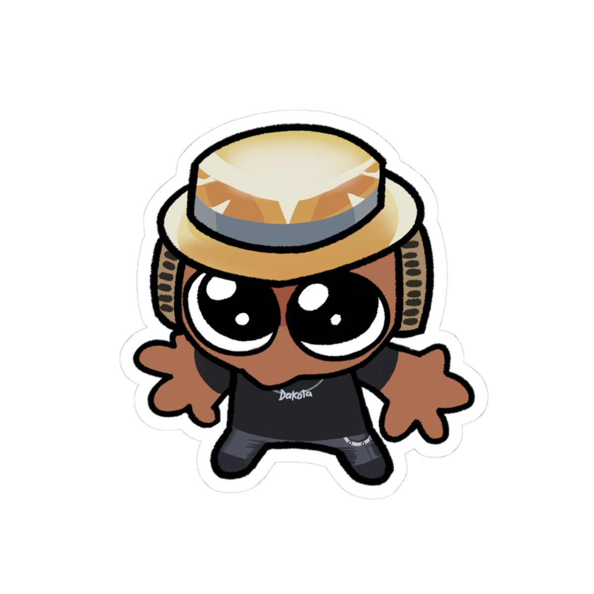 Cute Dakota Cut-Out Sticker